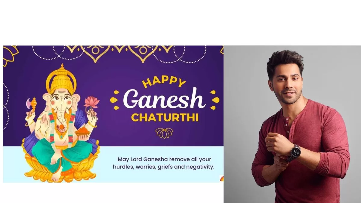 Ganesh Chaturthi Greetings from Varun Dhawan-Natasha Dalal, Kartik Aryan, and Others