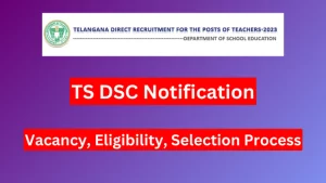 TS DSC NOTIFICATION 2024, 11602 रिक्ति, पात्रता, चयन प्रक्रिया