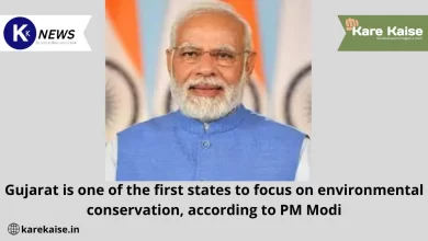 Gujarat is one of the first states to focus on environmental conservation, according to PM Modi