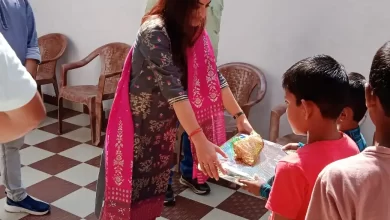 ममता बाल गृह पहुँच कलेक्टर ने बच्चों के साथ मनाई दीपावली
