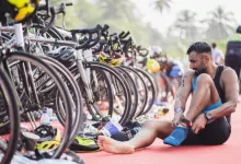 On October 8, 1,600 triathletes will run, swim, and bike 113 kilometers in Goa.